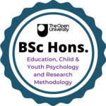 bsc hons open degree education child and youth psychology and research methodology